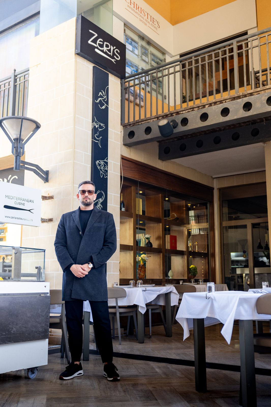 Dario Sidoti at Zeri's Restaurant, Portomaso Marina